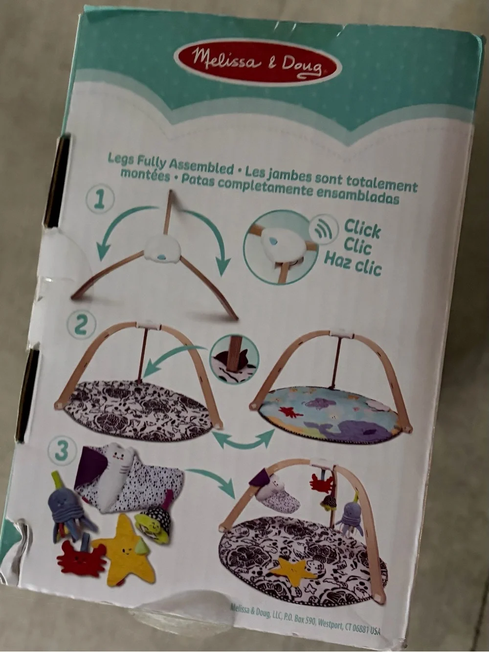 Melissa & Doug Ocean Easy-Fold Play Gym